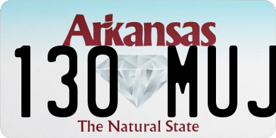 AR license plate 130MUJ