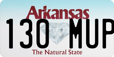 AR license plate 130MUP