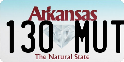 AR license plate 130MUT