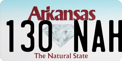AR license plate 130NAH