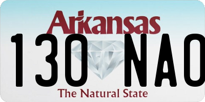 AR license plate 130NAO
