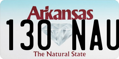 AR license plate 130NAU