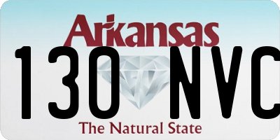 AR license plate 130NVC