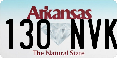 AR license plate 130NVK