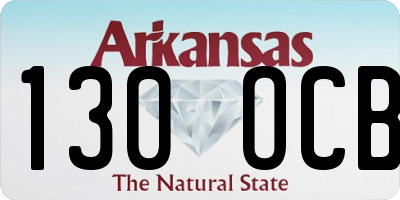 AR license plate 130OCB