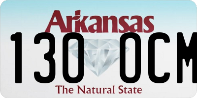 AR license plate 130OCM