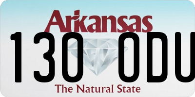 AR license plate 130ODU