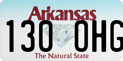 AR license plate 130OHG