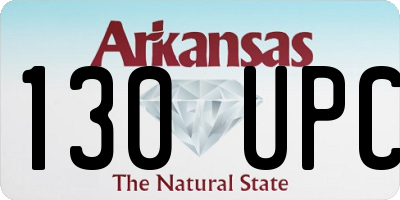 AR license plate 130UPC