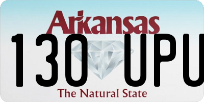 AR license plate 130UPU