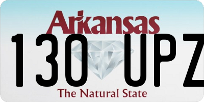 AR license plate 130UPZ