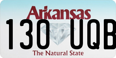 AR license plate 130UQB