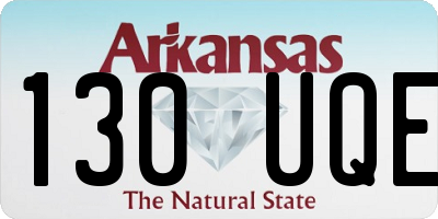 AR license plate 130UQE