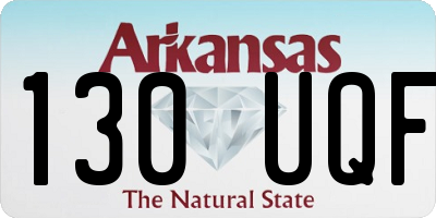 AR license plate 130UQF