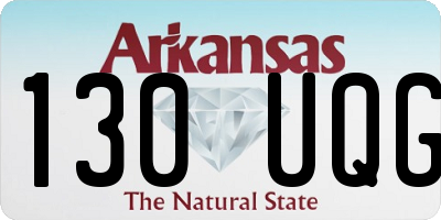 AR license plate 130UQG