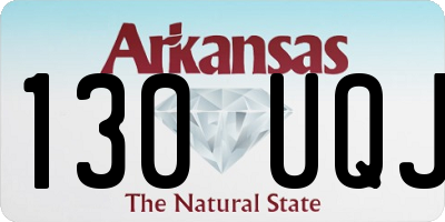 AR license plate 130UQJ