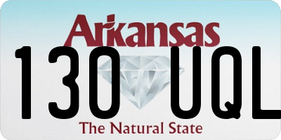 AR license plate 130UQL