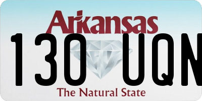 AR license plate 130UQN