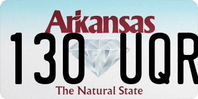 AR license plate 130UQR