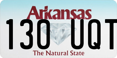 AR license plate 130UQT