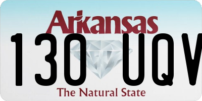 AR license plate 130UQV
