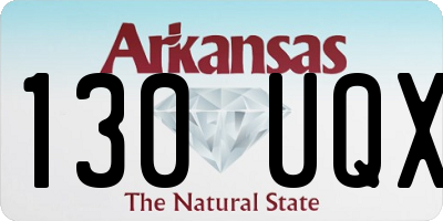 AR license plate 130UQX