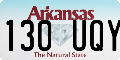 AR license plate 130UQY