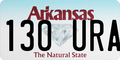 AR license plate 130URA