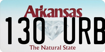 AR license plate 130URB