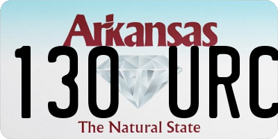 AR license plate 130URC