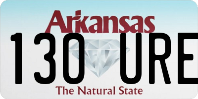AR license plate 130URE