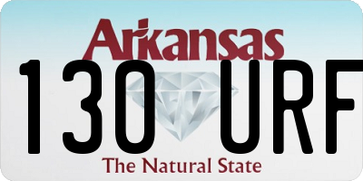 AR license plate 130URF