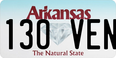 AR license plate 130VEN