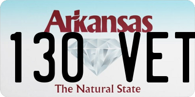 AR license plate 130VET