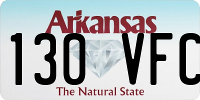 AR license plate 130VFC