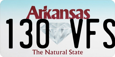 AR license plate 130VFS