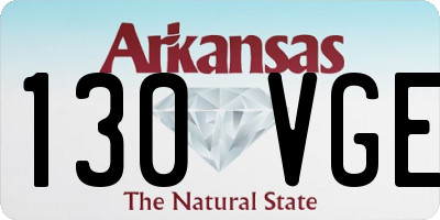 AR license plate 130VGE