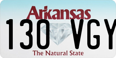 AR license plate 130VGY