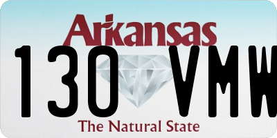 AR license plate 130VMW