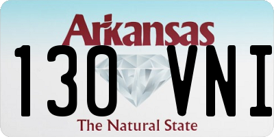 AR license plate 130VNI