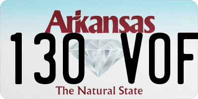 AR license plate 130VOF