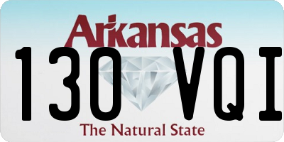 AR license plate 130VQI
