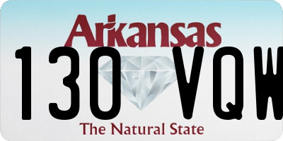 AR license plate 130VQW
