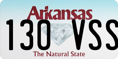 AR license plate 130VSS