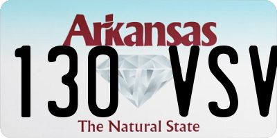 AR license plate 130VSV