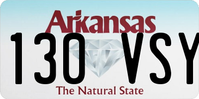 AR license plate 130VSY