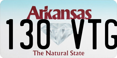 AR license plate 130VTG