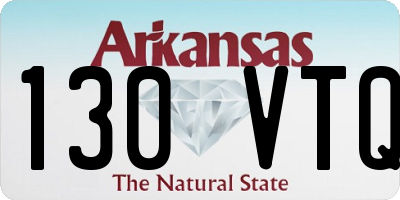 AR license plate 130VTQ