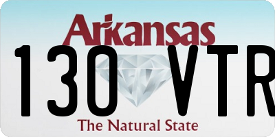 AR license plate 130VTR