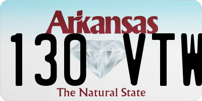 AR license plate 130VTW